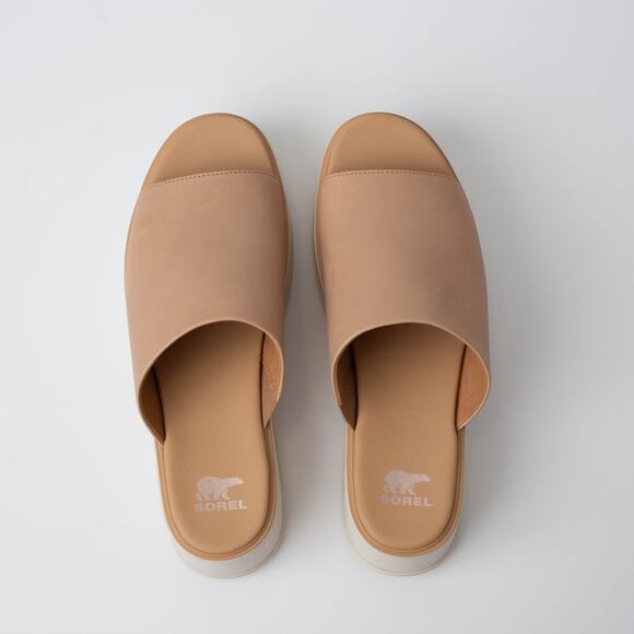 SOREL DAYSPRING™ Slide Women's Platform Sandal in Beige - Picture 1 of 8